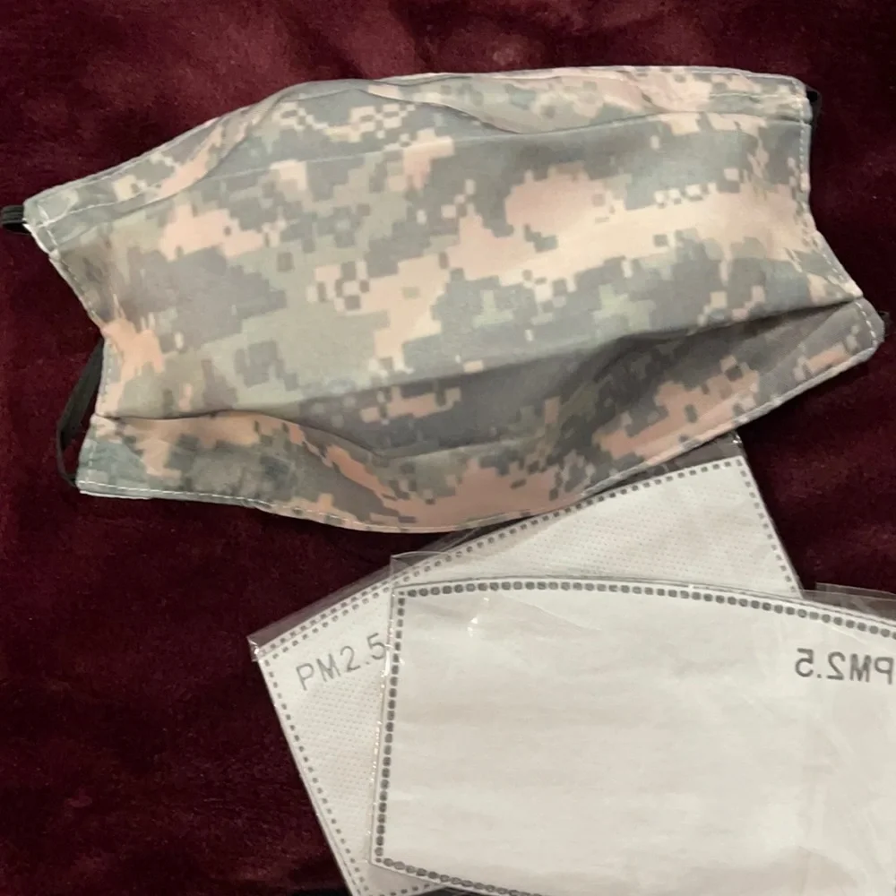6/$20 New digital camo face mask
